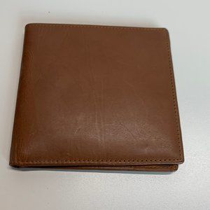 NWOT Belton Brown Calf Leather Bi Fold Wallet